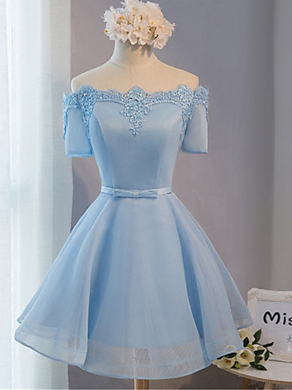 white christmas dresses Mermaid Off-the-shoulder Lilac Long Prom Dress Cheap Beaded Lace Eveni main image 1