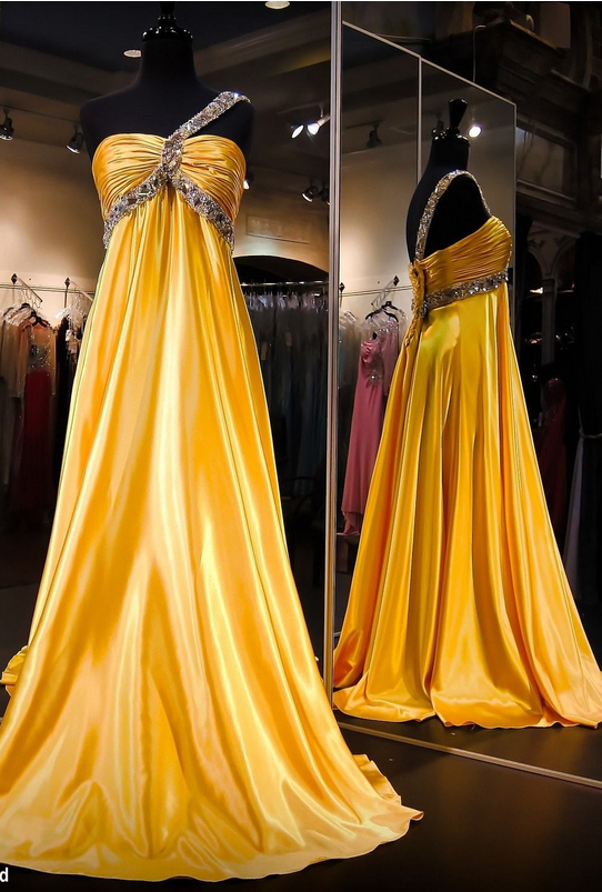 canary yellow formal dress Geoffrey Beene 1960s Canary Yellow Jersey Halter Maxi Dress – Featherstone  Vintage main image 1