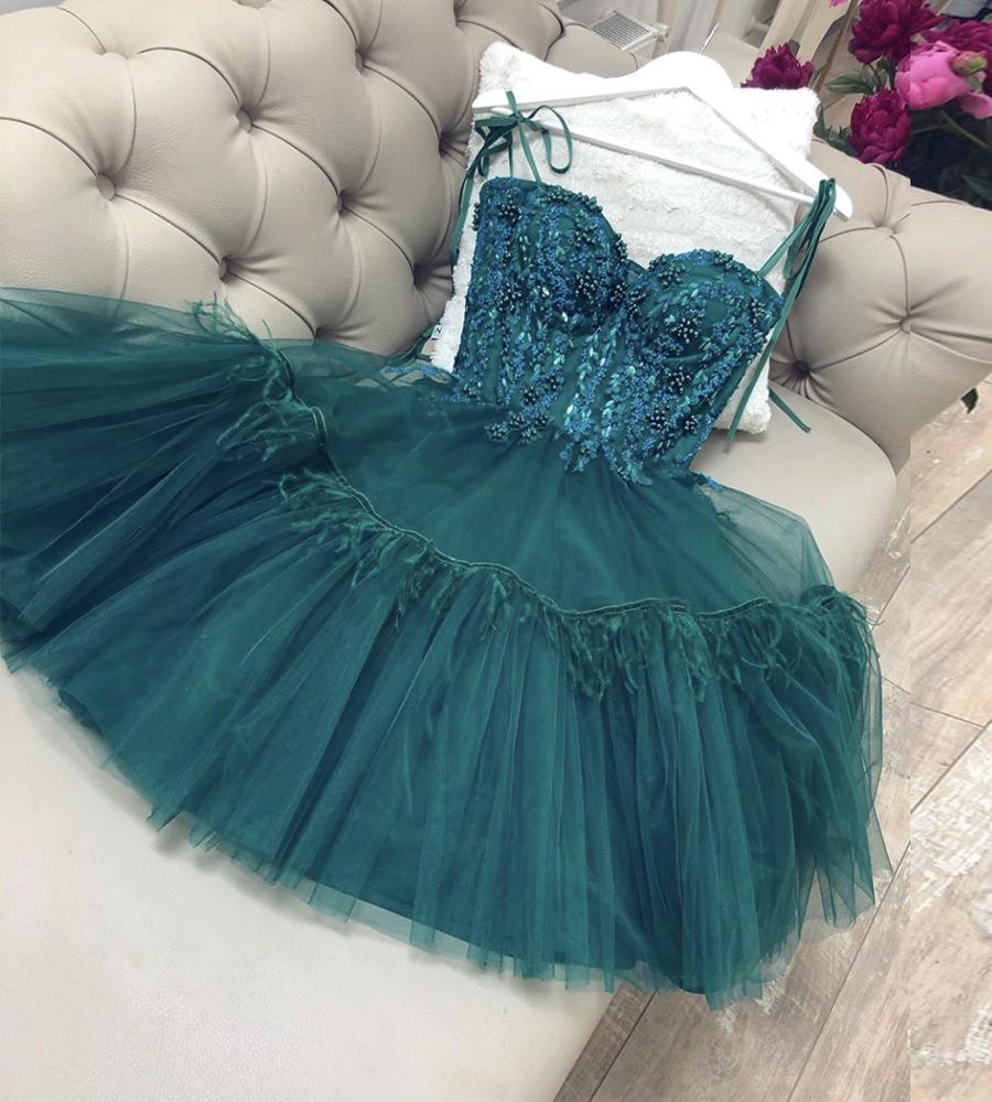 glamorous green dress Glamorous Strapless Long Beading Mermaid Satin Evening Dresses with Slit
