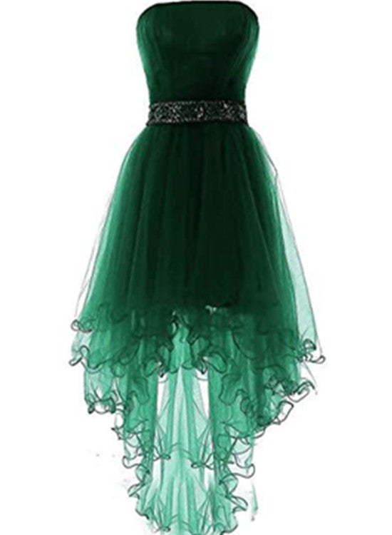 emerald green high low dress Zaya Dress - Emerald, AU/UK 6 main image 0