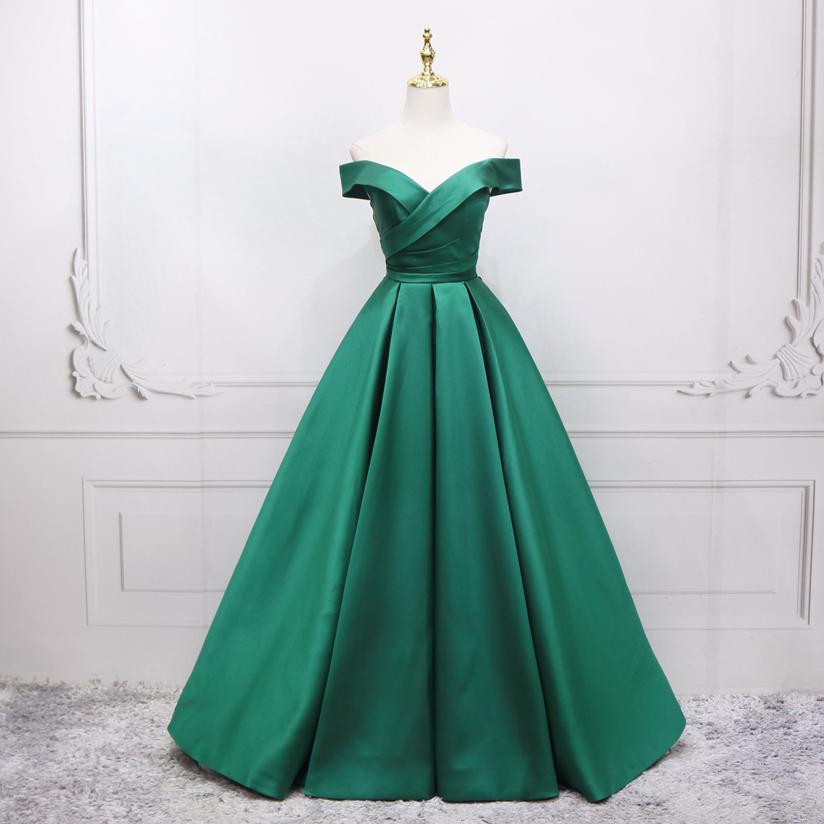 green emerald velvet dress Cute Emerald Green Satin Homecoming Dress with Bow – FancyVestido