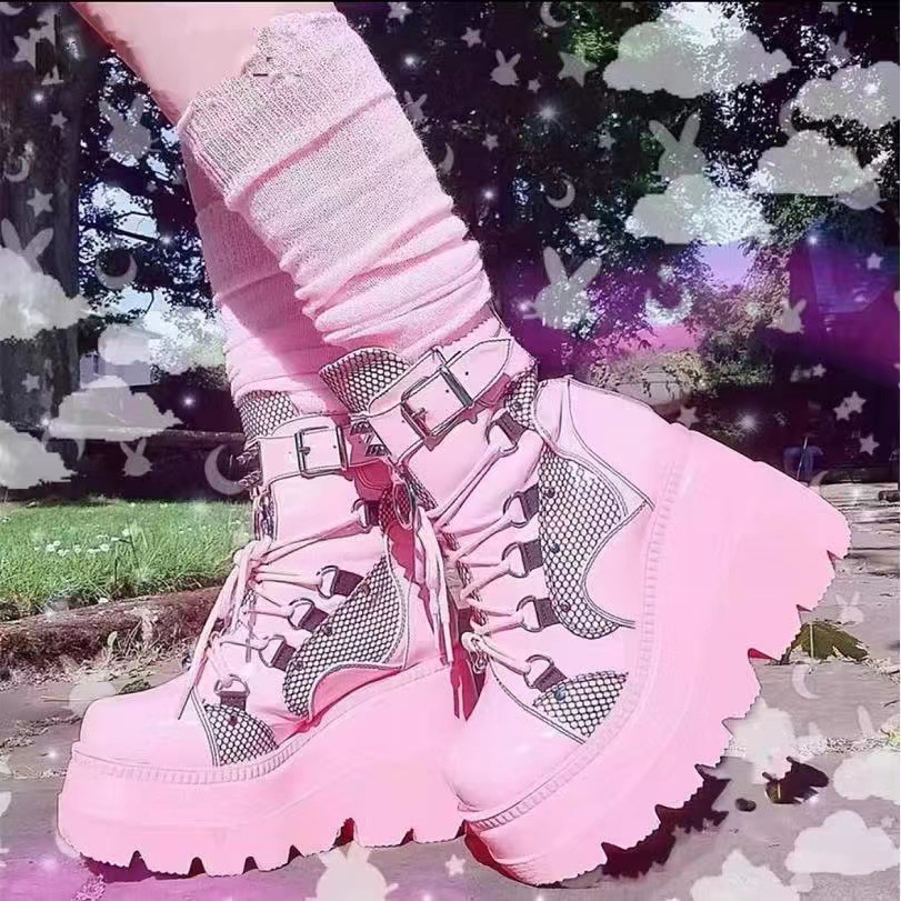 Huge platform boots outlet