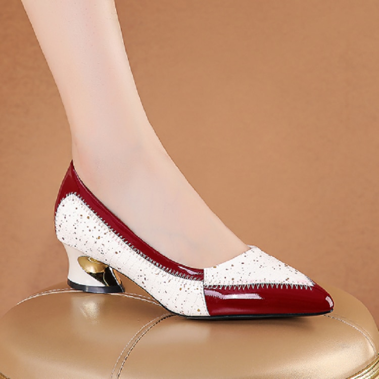 Women Fashion Classic High Quality Pu Leather Slip On Pumps Lady Casual Sweet Comfort Summer Shoes Sapatilha Feminina H165