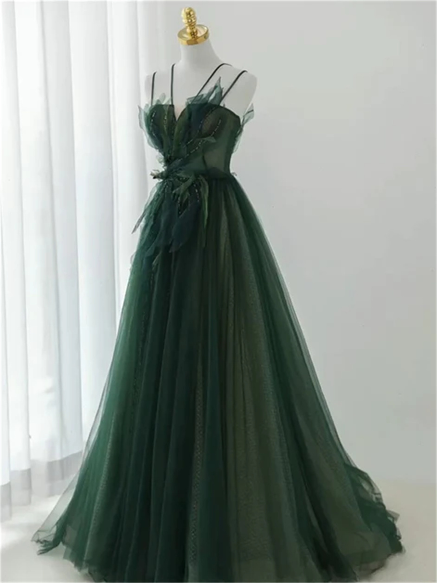 LUCKY DRESS / DARK GREEN
