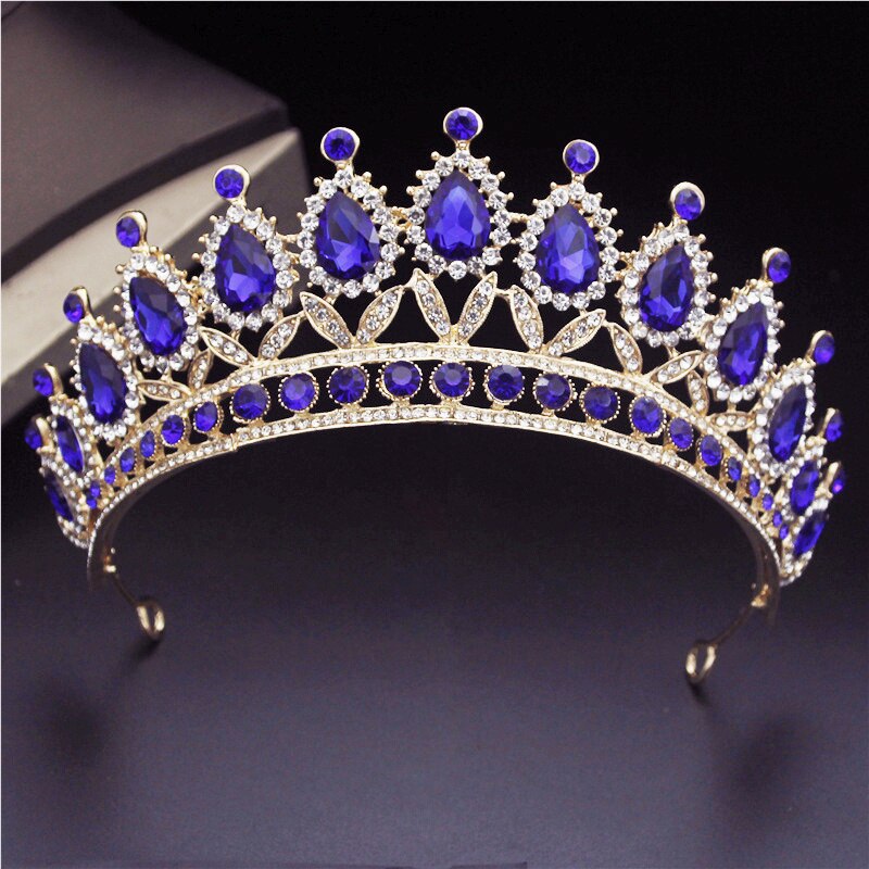 Royal Queen Tiaras And Crowns Bridal Headdress Princess Party Wedding Hair Jewelry Je75