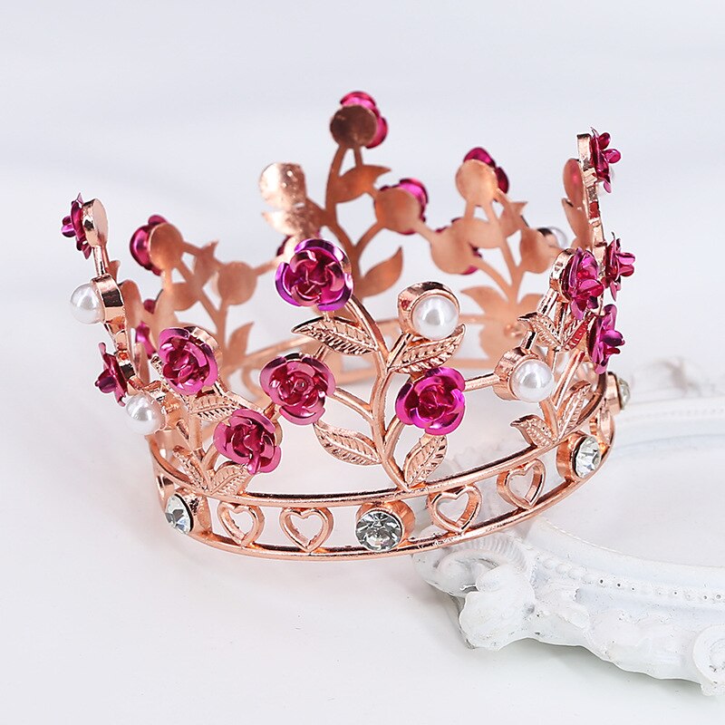 Forest Leaves Flower Crown Small Tiaras For Doll Diadem Party Birthday Bridal Wedding Jewelry Prom Ornaments Je83