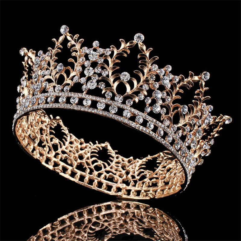 Bridal Tiara Crown Queen King Diadem Hair Ornaments Jewelry For Women Bride Wedding Tiaras And Crowns Head Accessories Je137