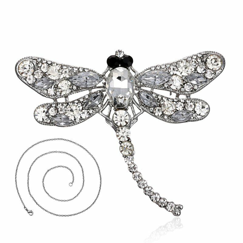 Fashion Rhinestone Crystal Animal Brooch Pin Women Gift B038