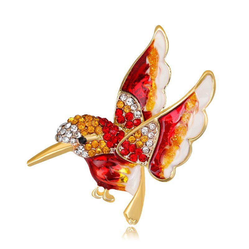 Crystal Pearl Animal Brooch Pin Wedding Bridal Jewellery B103