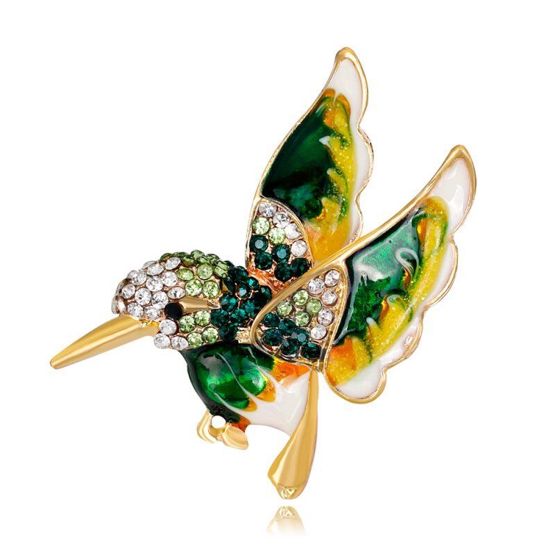 Crystal Pearl Animal Brooch Pin Wedding Bridal Jewellery B105