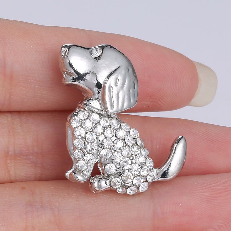 Crystal Pearl Animal Brooch Pin Wedding Bridal Jewellery B131