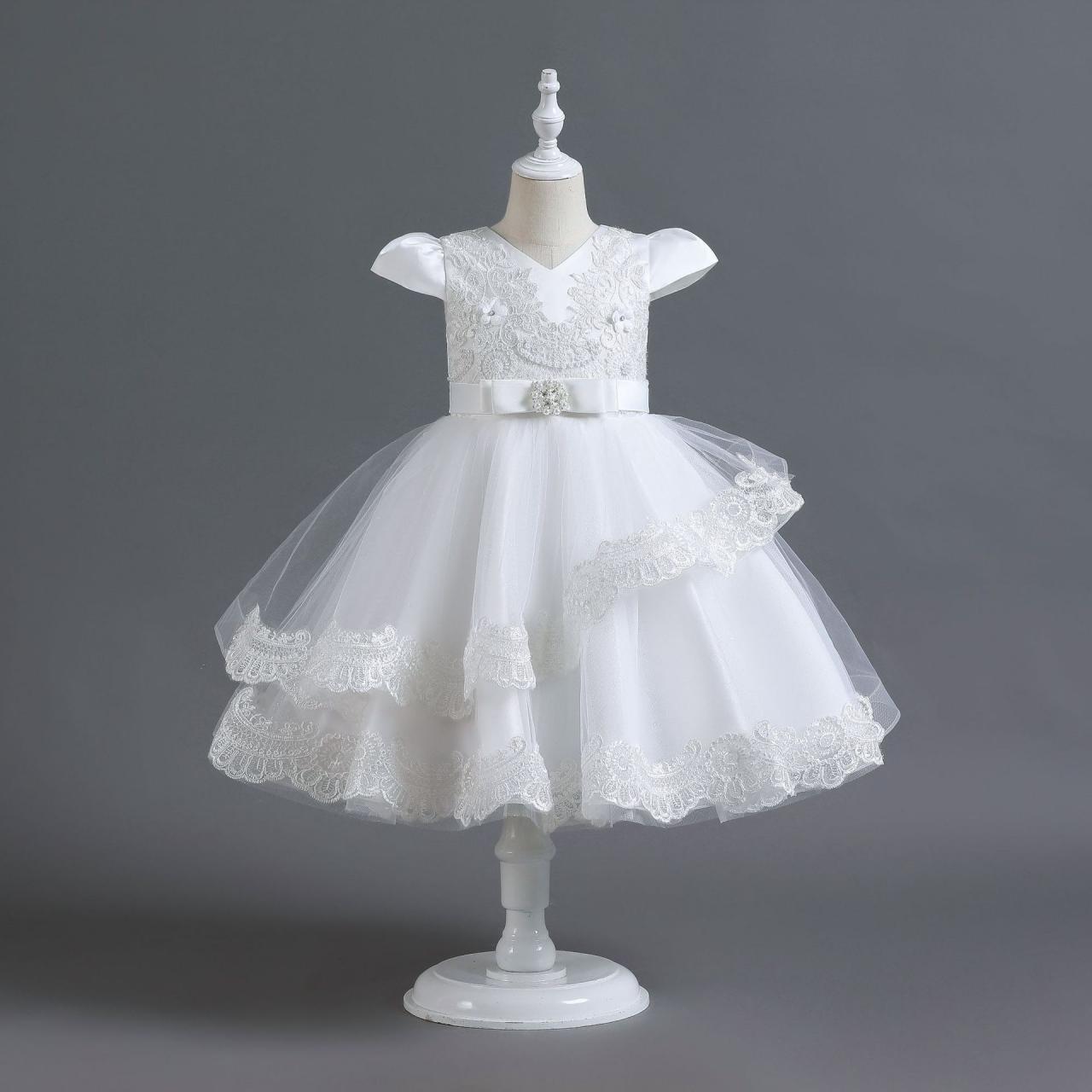 Children's Clothing Children's Dress Wedding Dress Princess Dress Little Girl Party Host Dress Flower Girl Dress Fk30
