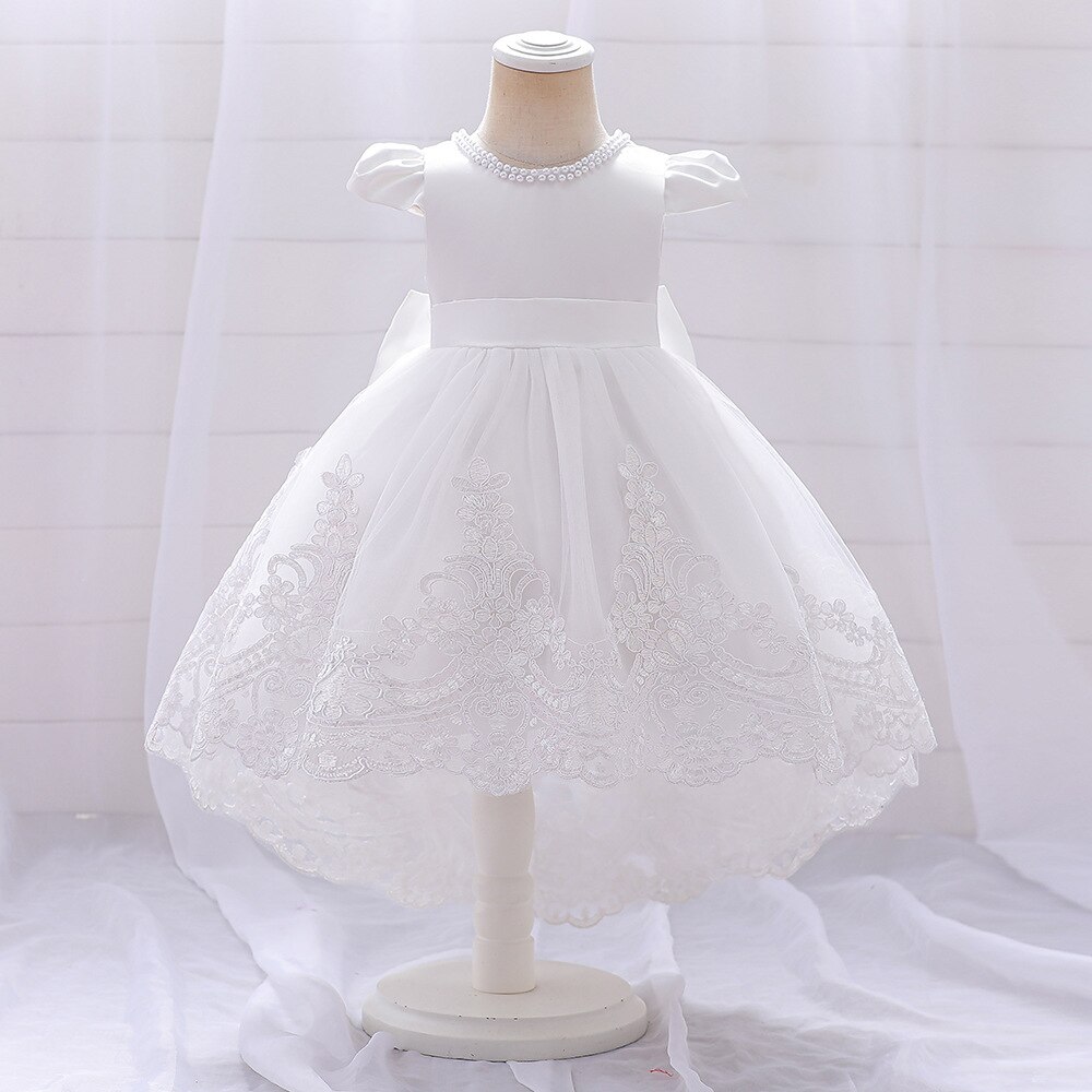 strapless open back dress Toddler A-Line Sequin Bow Princess Party Dress - Light Blue / 9-12 Months (70cm)
