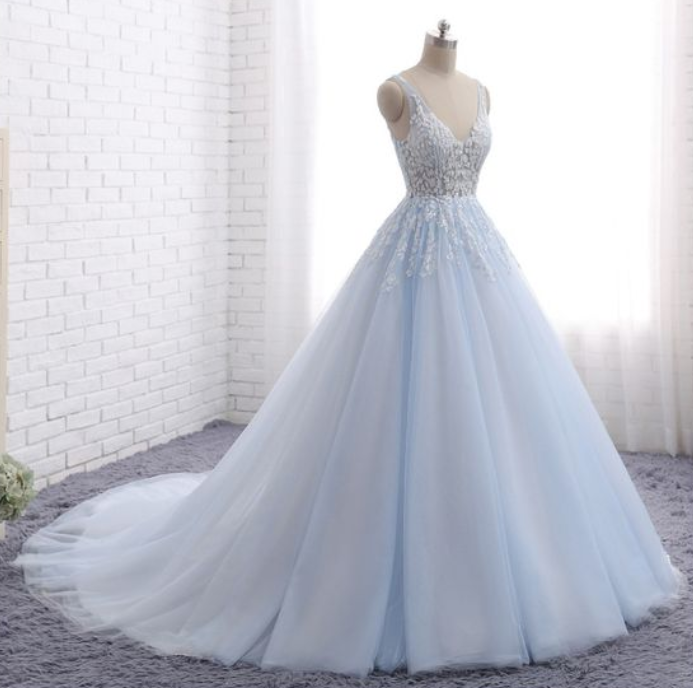 Satin Halter Beaded Formal Prom Dress, Beautiful Long Prom Dress Sa910