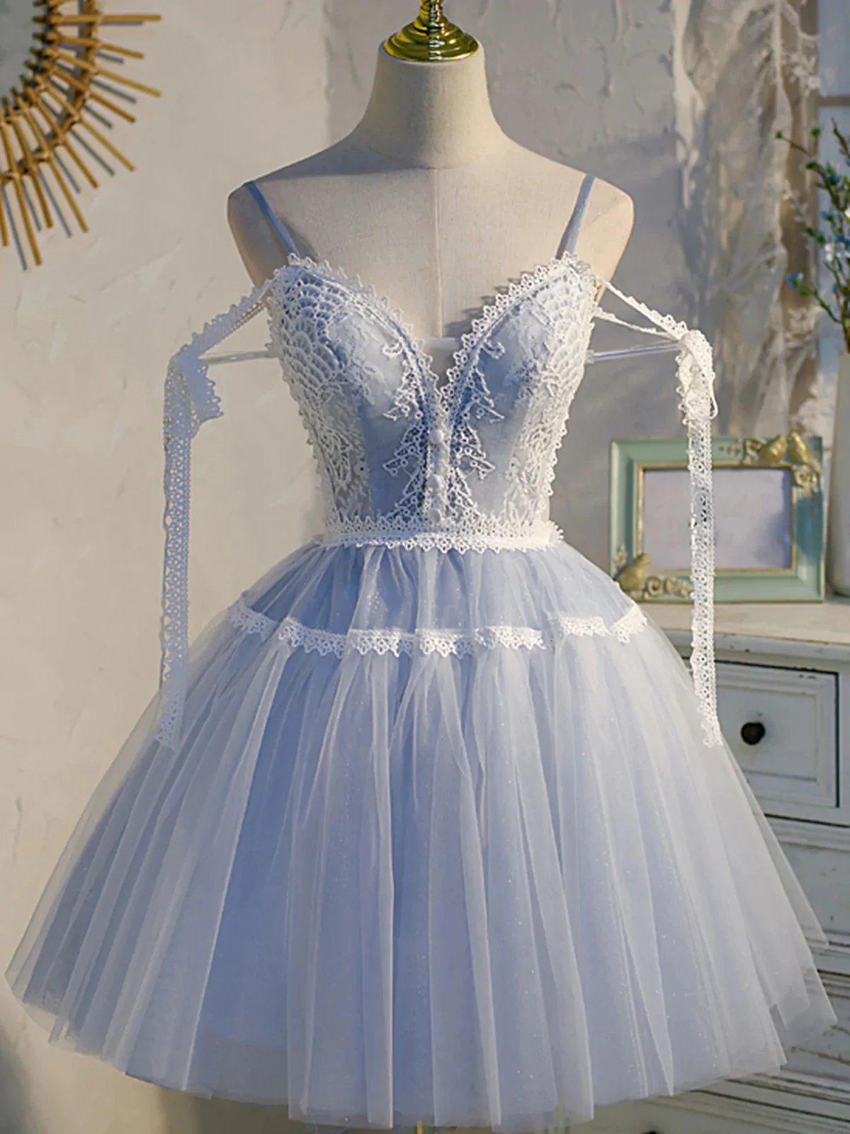 Lace Bridal Gown With Intricate Lace Design