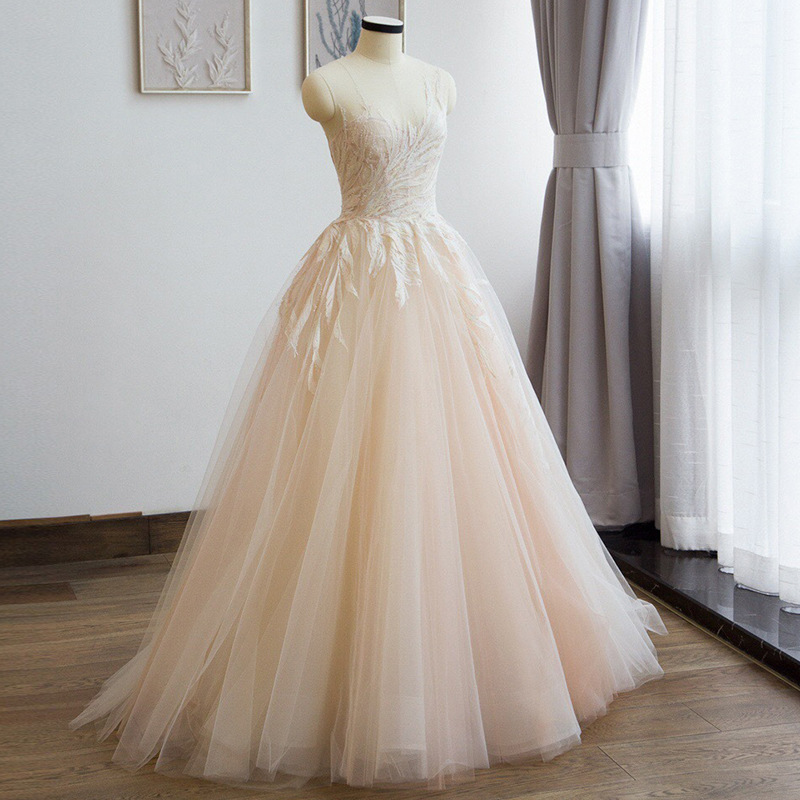 Sleeveless Prom Dress Sen Simple Wedding Dress Outdoor Light Evening Dress Sa1114