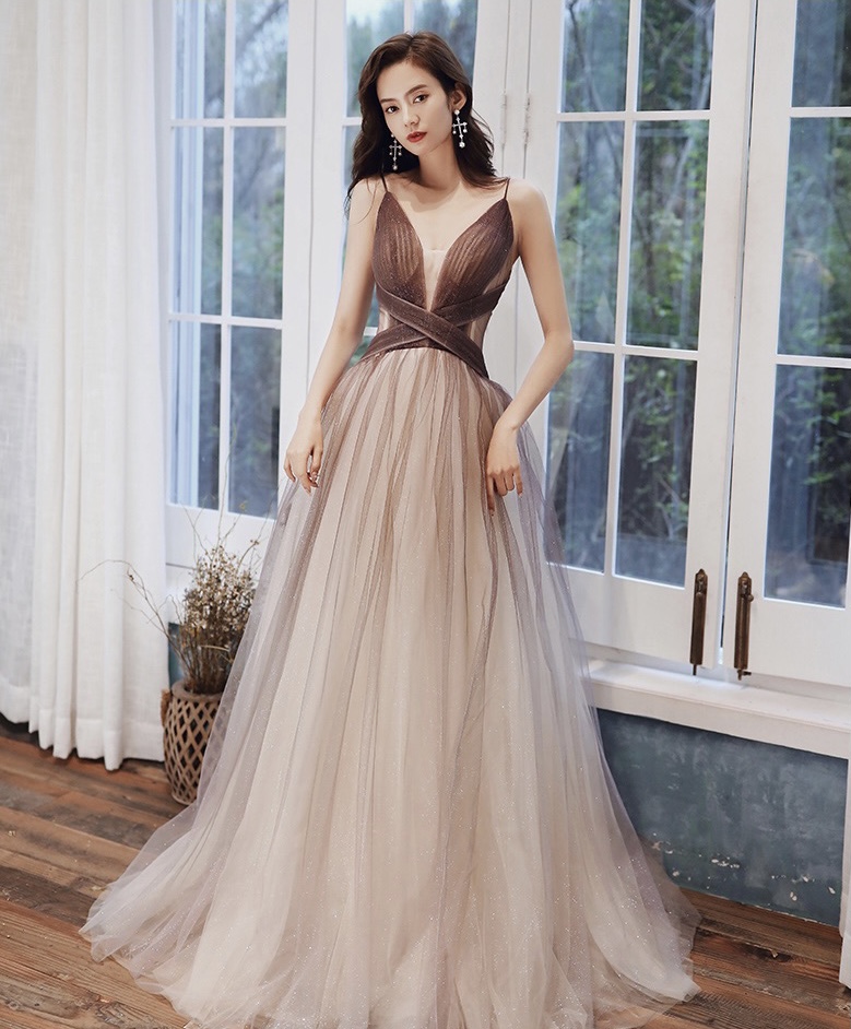 Spaghetti Strap Evening Dress,formal Dress Party Dress,sexy Prom Dress Sa1301