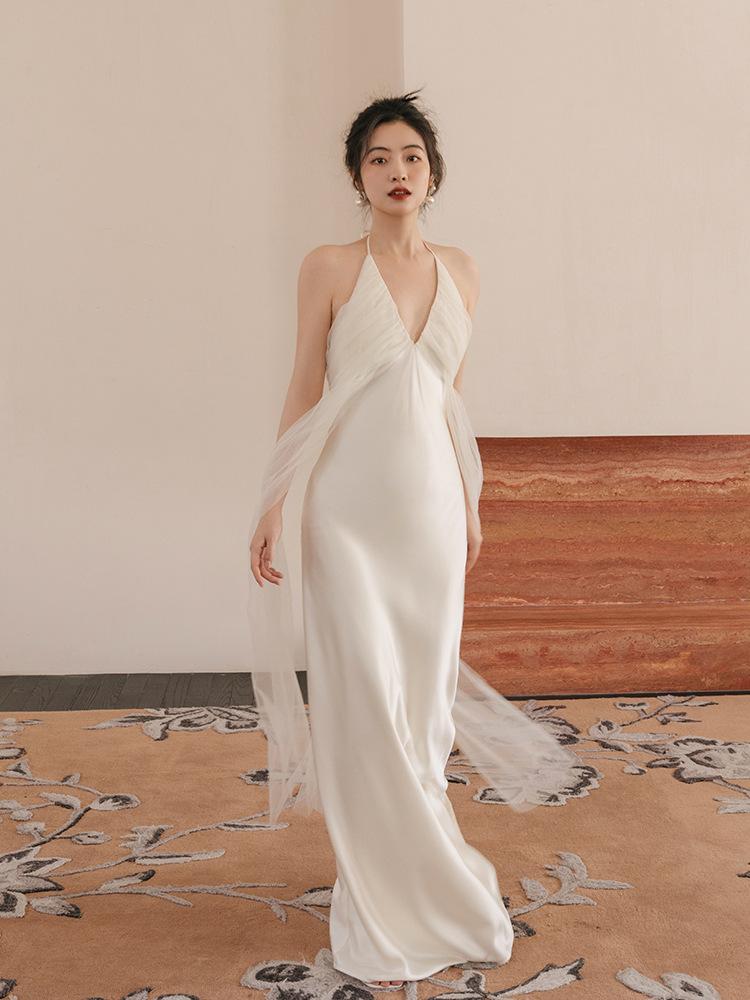 formal dress with suspender Suspender Dress main image 1