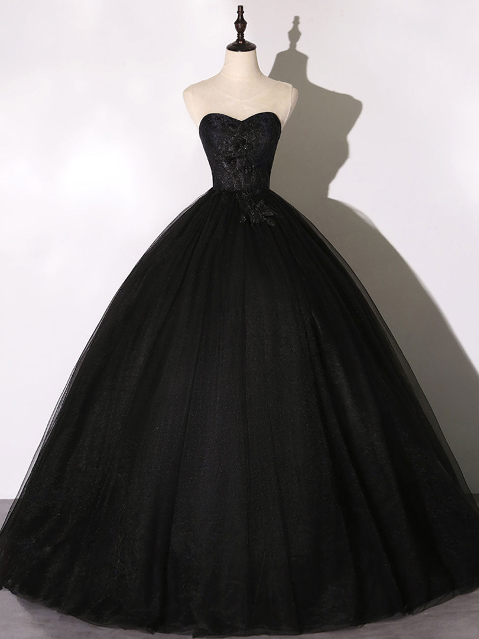 blue dress for baby girl Glamorous Spaghetti-Straps Black Sequins Long Evening Prom Dress