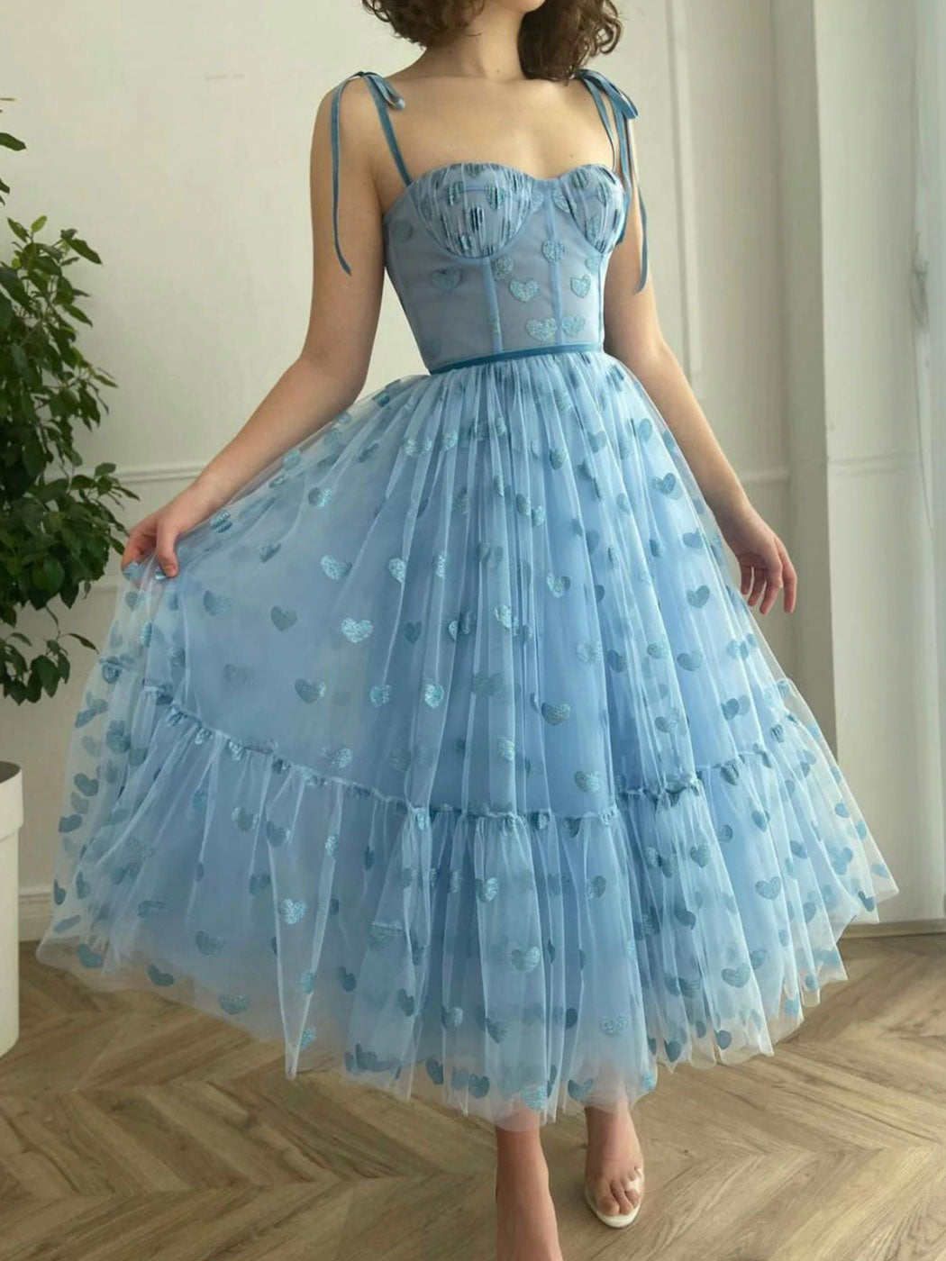 blue tulle dresses Trendy Royal Blue Tulle Princess Kids Ball Prom Gown GCHK212