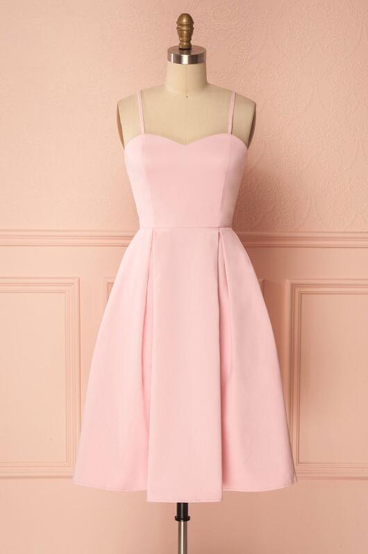 Pink Prom Dress Short Length Evening Dress Formal Dress Sa2114