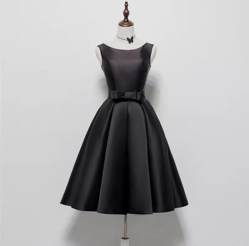 Black Short Prom Evening Dress Formal Skirt Sa2133