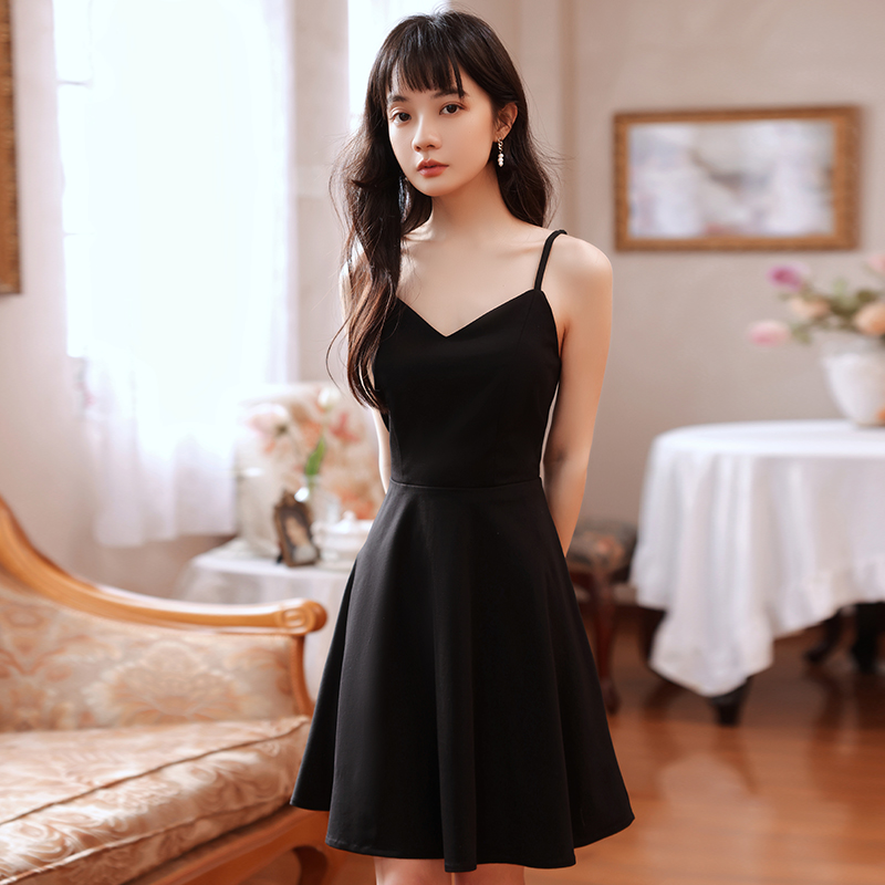 Black Short Dress Cute Black Homecoming Dress Women Formal Dresses Sa2610 on Luulla