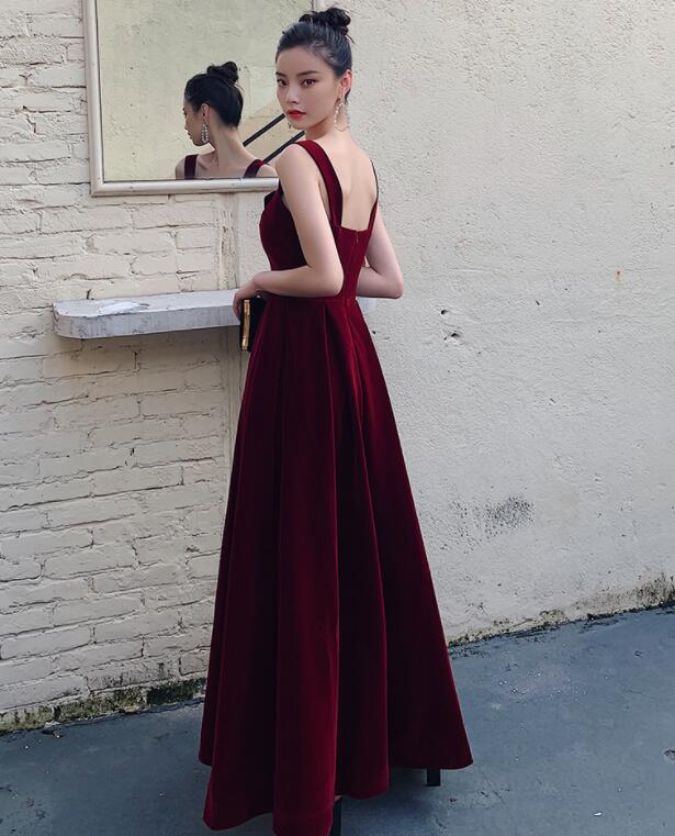 burgundy men's dress shoes sale Velvet Off Shoulder Midi Dress main image 0