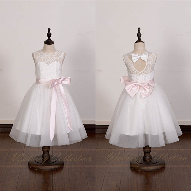 flower girl dresses pale pink