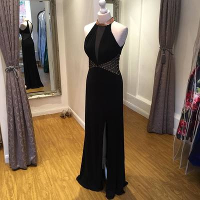 Sexy Mermaid Long Black Prom Dress Evening Dress With Side Slit Ja164