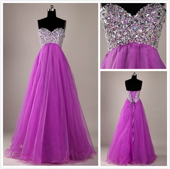 Long Prom Dresses Beaded Sweetheart Neck Sexy Fashion Evening Prom Gowns Ja170