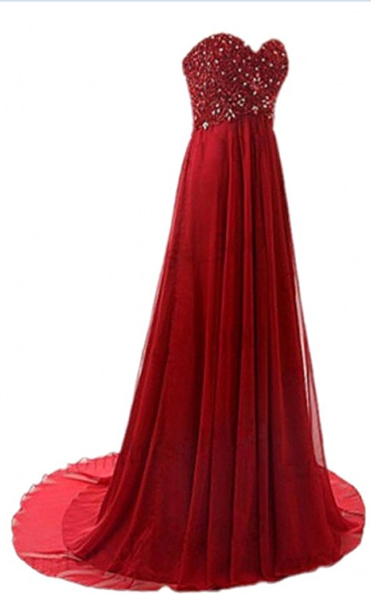 Long Sweetheart Prom Ball Gown Beading A-line Formal Evening Dress Ja177