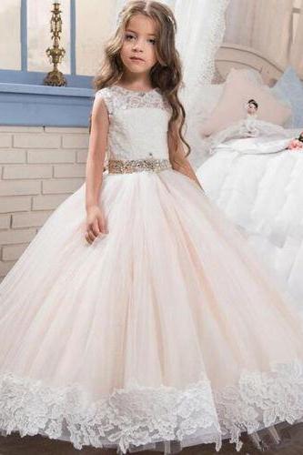 Little Girls Dress, 2015 Lace Flower Children, Flower Girl Dresses ...