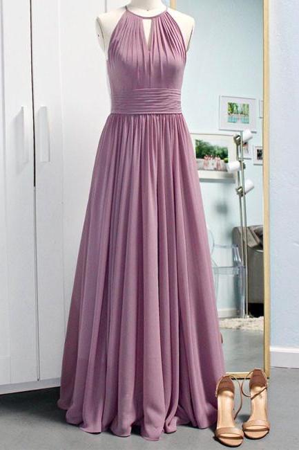 Sexy Full length Chiffon Prom Dress , Evening Dress , Party Dress , Bridesmaid Dress , Wedding Occasion Dress , Formal Occasion Dress 