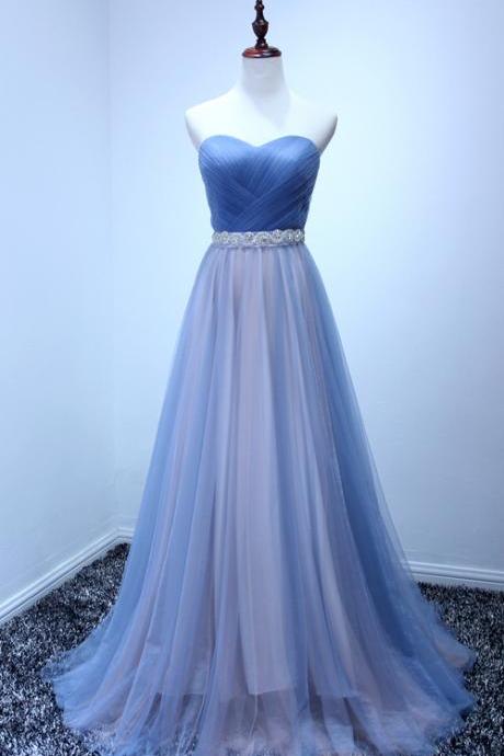 Sweetheart Prom Dresses,long Prom Dresses,tulle Prom Gowns,evening Gowns,party Dresses,party Gowns,simple Prom Dresses,elegant Prom Dress,cute
