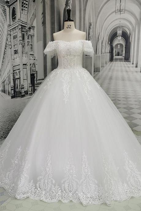 Wedding Dress Ball Gown Bridal Collection Set Formal Elegant Floor-length Famous Civil Lace Modest Romantic Gown