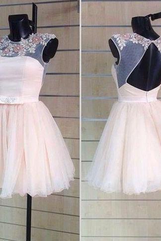 Pink Short Homecoming Dress,short Prom Dress,graduation Party Dresses