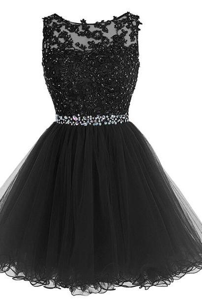 Short Black Homecoming Dress,short Prom Dress,graduation Party Dresses,