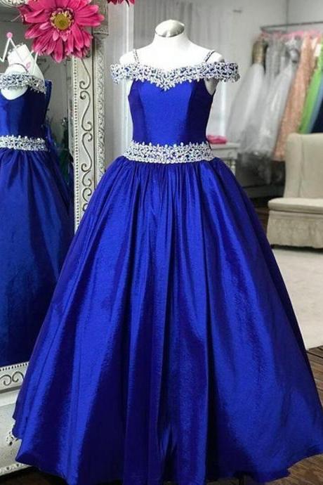Gothic Blue Prom Quinceanera Ball Gown Wedding Dresses For Party Custom Dress