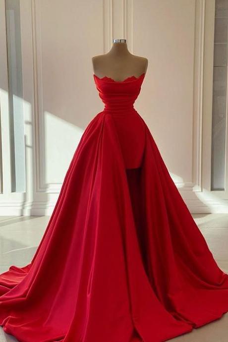 Fashion Red Prom Dress Evening Gown Pageant Dress Ss99