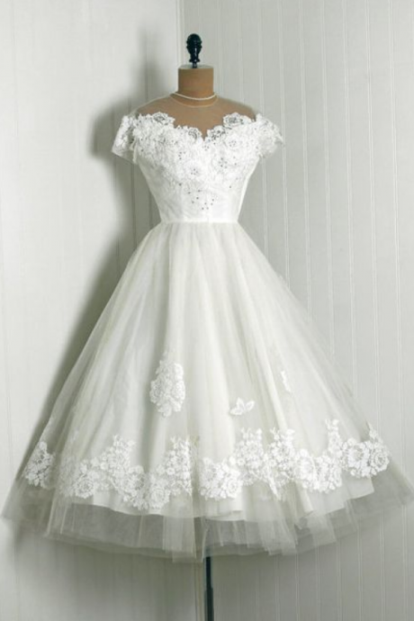 Applique Prom Dress Beaded Evening Dress Illusion Fashion Homecoming Dress Ss788