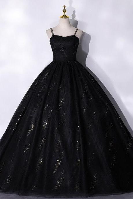 Luxury Black Strapless A Line Long Evening Dress Party Prom Skirt For Formal Occasion Hand Made Custom Plus Size Ss910