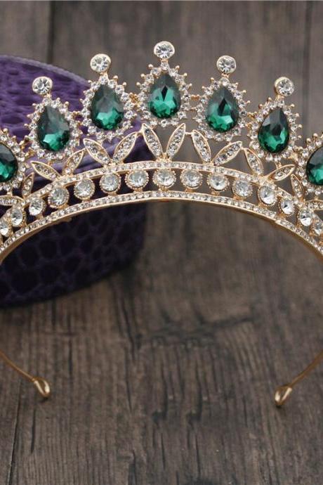 Rhinestone Tiaras And Crowns For Women Wedding Hair Jewelry Bridal Headbands Head Ornaments Je102