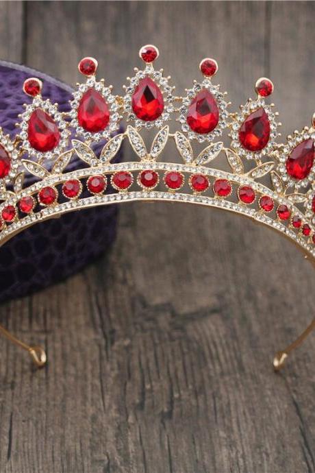 Rhinestone Tiaras And Crowns For Women Wedding Hair Jewelry Bridal Headbands Head Ornaments Je103