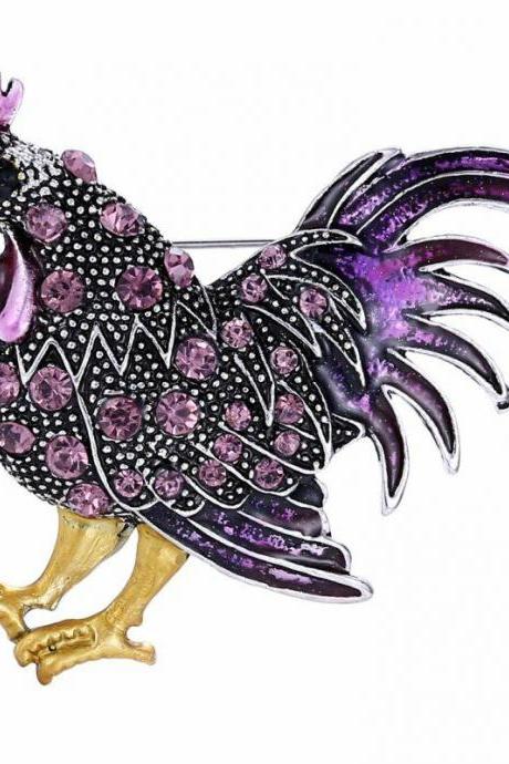 Fashion Rhinestone Crystal Animal Brooch Pin Women Gift B014