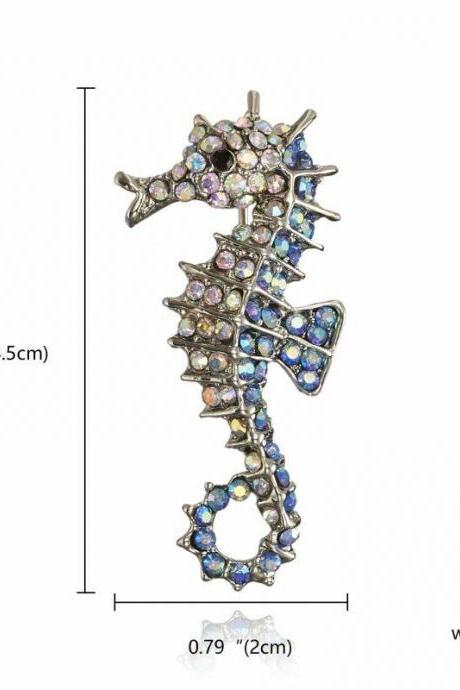 Fashion Rhinestone Crystal Animal Brooch Pin Women Gift B016