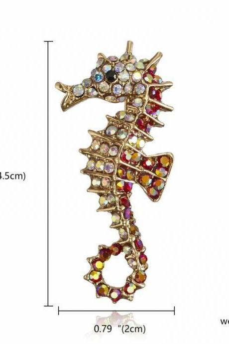 Fashion Rhinestone Crystal Animal Brooch Pin Women Gift B017