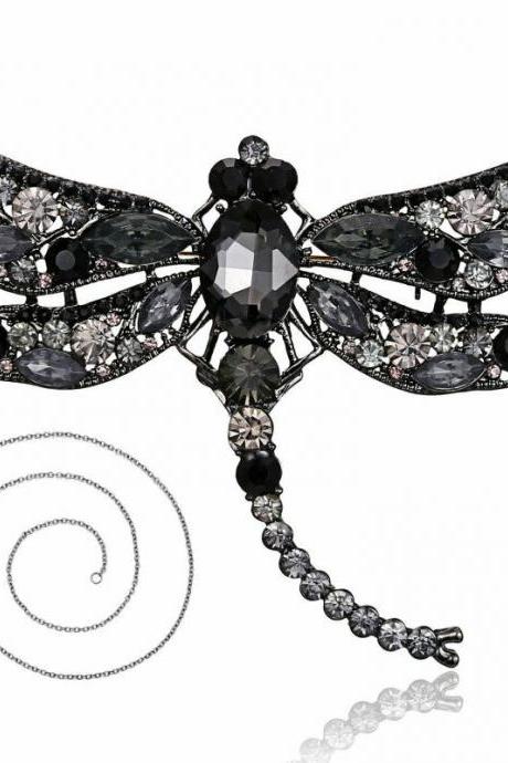 Fashion Rhinestone Crystal Animal Brooch Pin Women Gift B036