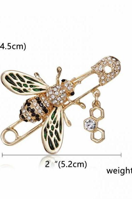 Fashion Rhinestone Crystal Animal Brooch Pin Women Gift B047