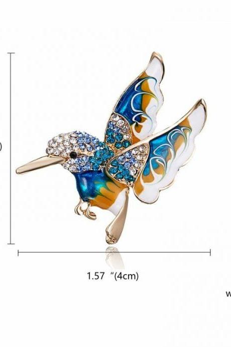 Fashion Rhinestone Crystal Animal Brooch Pin Women Gift B053